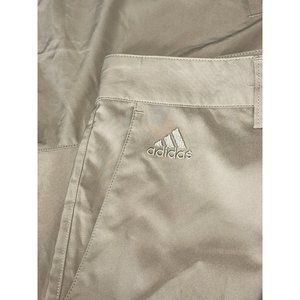 Adidas Mens Golf Shorts Size 38 Climalite Athletic Beige Performance Sport